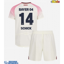 Bayer Leverkusen Patrik Schick #14 Replica Away Minikit 2025-26 Short Sleeve (+ pants)